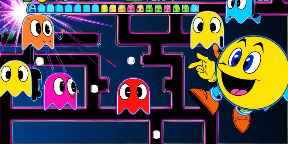 Pac-Man retro game